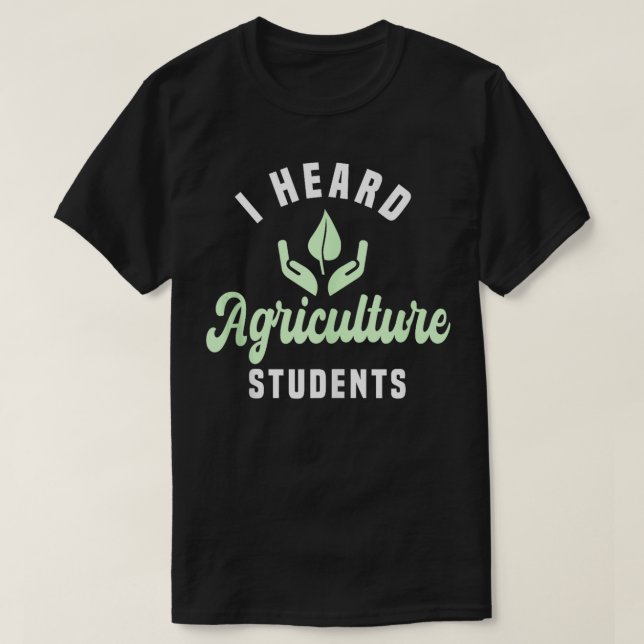 Jordbrukslärare Agricultural Studenter AG Educa T Shirt (Design framsida)
