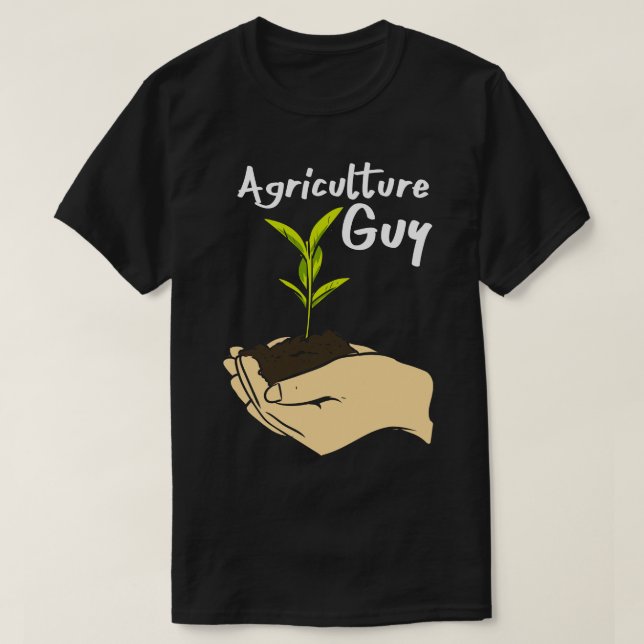 Jordbruksläraren Funny Farmer Funny T Shirt (Design framsida)