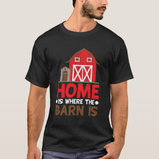 Jordbruksliv - hem är där barnen är jordbrukare t shirt