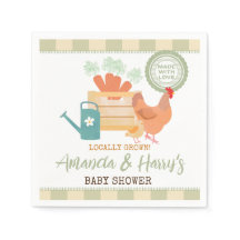 Jordbruksmarknaden lokalt Grown Gingham Pappersser