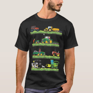 Jordbruksmaskiner Trators Farmer Fordon T Shirt