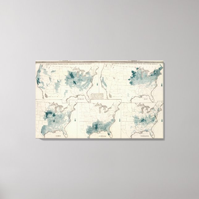 Jordbruksproduktion Canvastryck (Framsida)