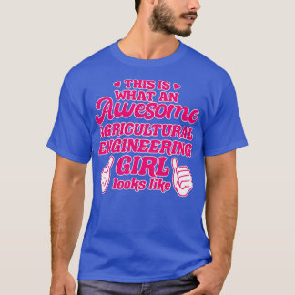 Jordbruksteknikflicka T Shirt