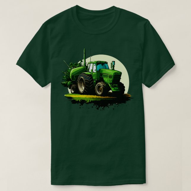 Jordbrukstraktor T Shirt (Design framsida)