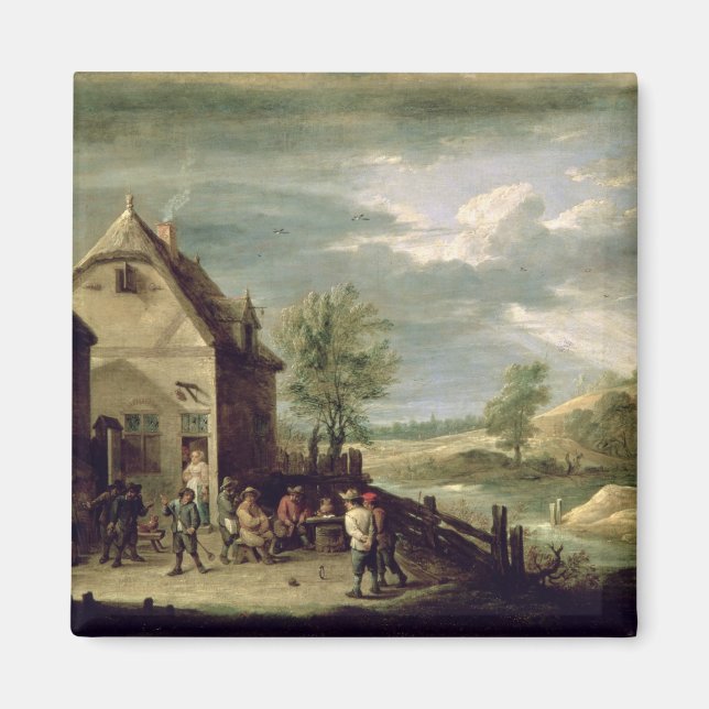 Jordbruksväxter som spelar Boules Magnet (Framsidan)