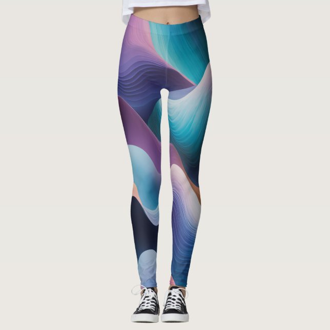 Jordbrytande design leggings (Framsida)