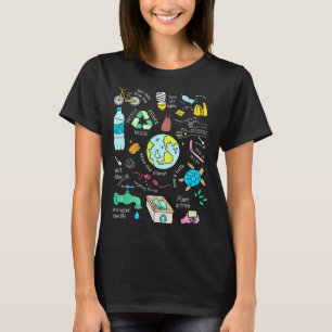 Jorddag grafik rädda jorden t shirt