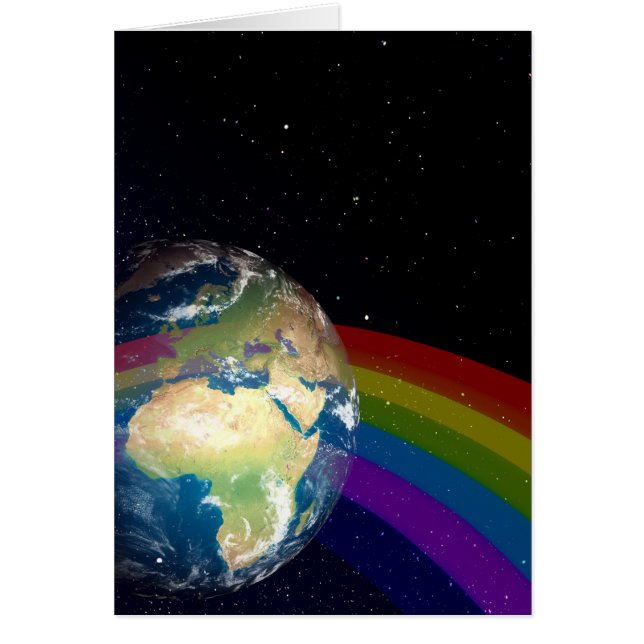 jorddag hälsningskort (Framsidan)