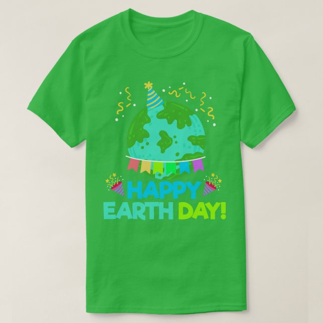 Jorddag Lycklig, dag 1 T Shirt (Design framsida)