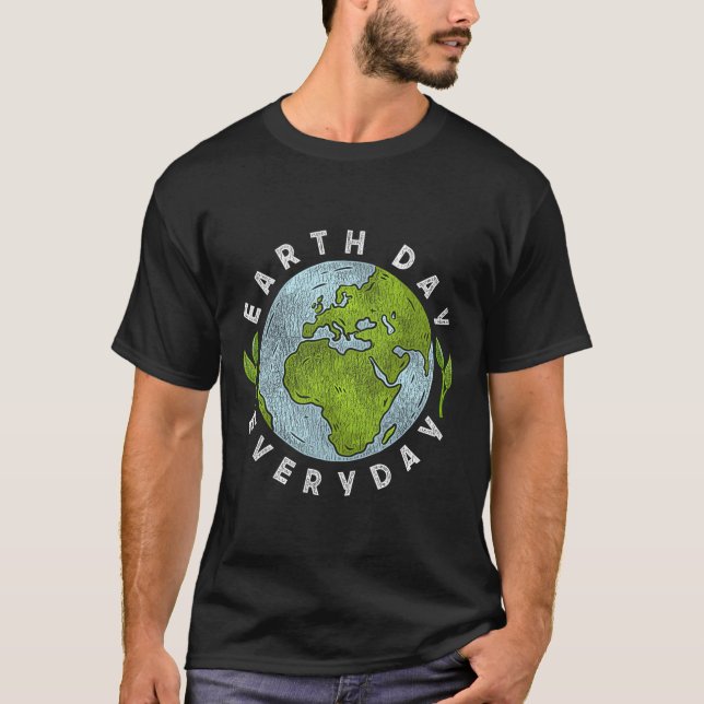 Jorddag - vardag - dag 3 t shirt (Framsida)