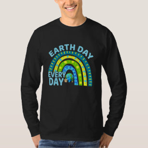 Jorddag Varje dag - daglig regnbågsdag T Shirt