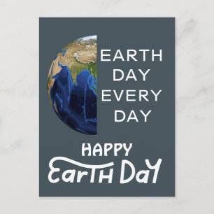 jorddag varje dag, gå grön, Spara vår planet Vykort