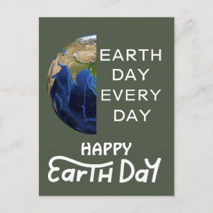 jorddag varje dag, gå grön, Spara vår planet Vykort