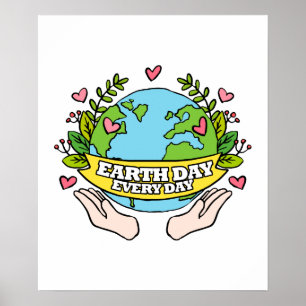 Jorddag varje dag Räddar planetet Poster