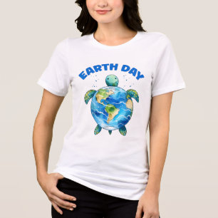 Jorddagen 2025 Räddande planeten av havssköldpadda T Shirt