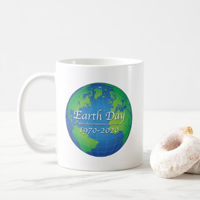Jorddagen 50-årsdagen 2020 kaffemugg (Med munk)