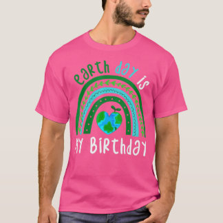 Jorddagen är min födelsedag Boho Rainbow Design Ea T Shirt