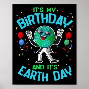 Jorddagen är min födelsedag den 22 april. poster
