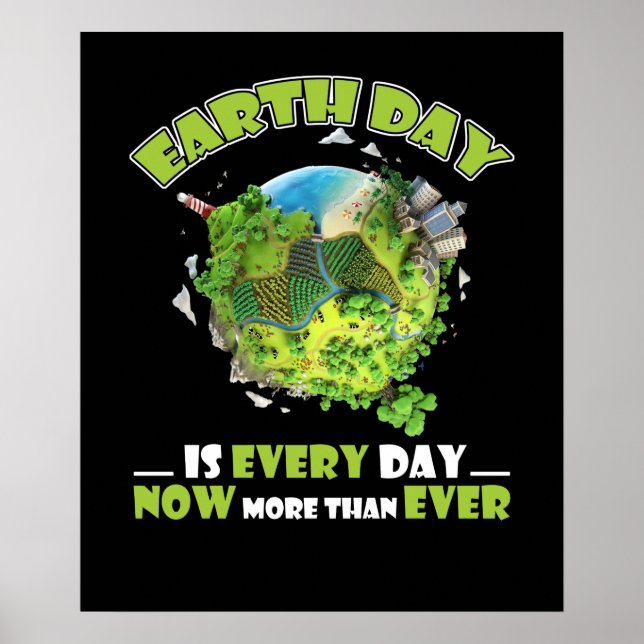 Jorddagen är varannan dag poster (Framsidan)