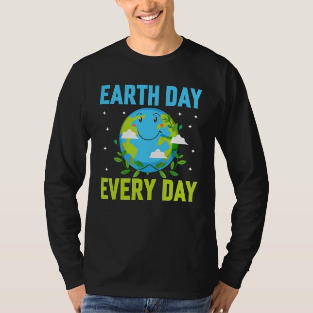 Jorddagen daglig regnbåge 52:a jorddagsanniver t shirt (Framsida)