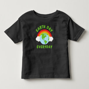 Jorddagen - daglig regnbåge t shirt