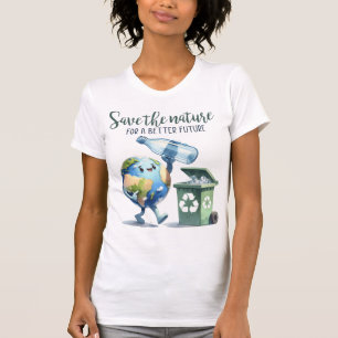Jorddagen den 22 april Återvinnans Spara Miljön T Shirt