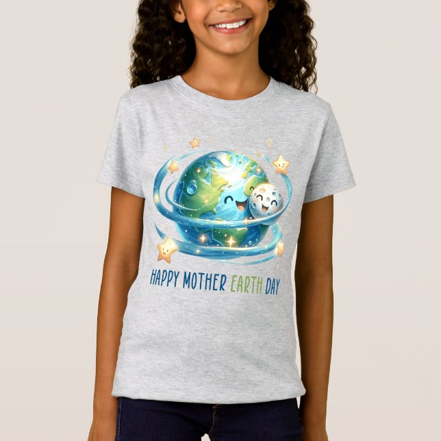 Jorddagen den 22 april Återvinnans Spara Miljön T Shirt (Framsida)