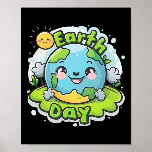 Jorddagen för Småbarn Jorddag, underbart Clroom Poster (Framsidan)