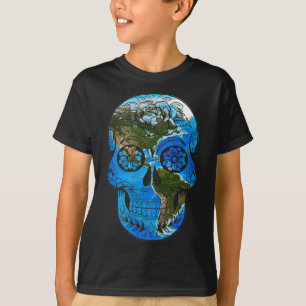 Jorddagen för sockret Skull - Day of the dead T Shirt