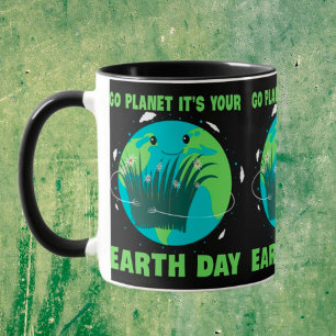 Jorddagen: Gå planeten Det är din jorddag Mugg