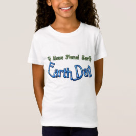 JORDDAGEN I Kärlek Planet Earth Kids'Eco Shirt Tee
