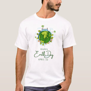 Jorddagen i lycklig t shirt