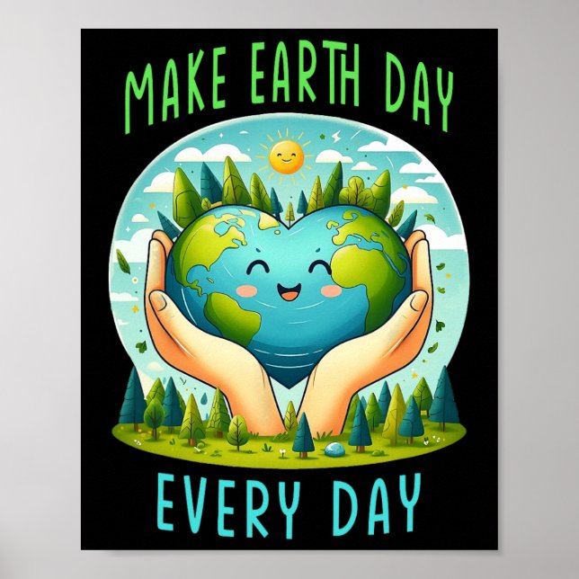 Jorddagen - Jorddagen - varje dag, dag - dag Poster (Framsidan)