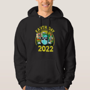 Jorddagen Klimatförändring Naturmiljön Ansikte Hoodie
