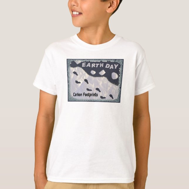 Jorddagen - Kolavtryck T-shirt (Framsida)