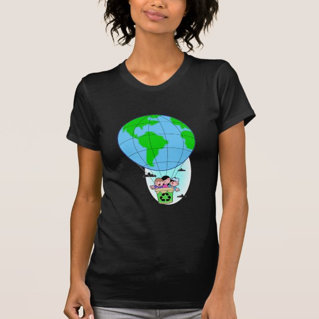Jorddagen luftballong tee (Framsida)