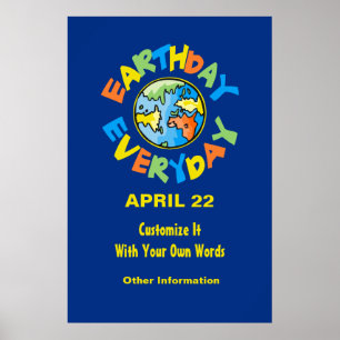 Jorddagen Poster den 22 april Anpassningsbarna Än