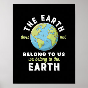 Jorddagen Räddar planeten miljöskydd Poster