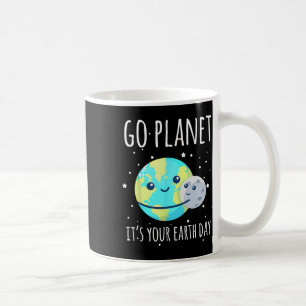 Jorddagen Shirt Go Planet Det är din jorddagsflod Kaffemugg