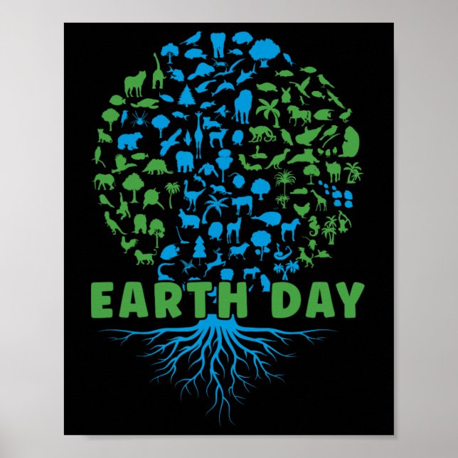 Jorddagen Shirt Kids Poster (Framsidan)