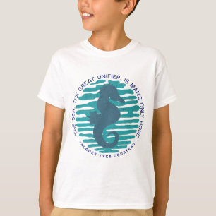Jorddagen, sjöhästen och Vågar, rengör havet T Shirt
