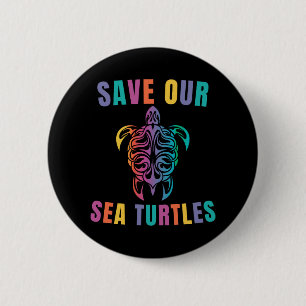 Jorddagen, Spara vår havssköldpadda, Sea Turtle Äl Knapp