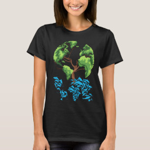 Jorddagen Spara Vår planetmiljö Miljöskydd W T Shirt