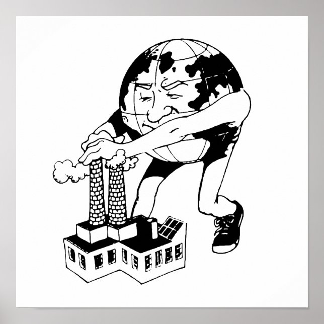 JORDDAGEN - Stoppa föroreningen Poster (Framsidan)