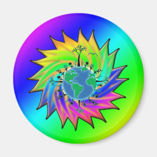 Jorddagen ~ Sunburst Magnet