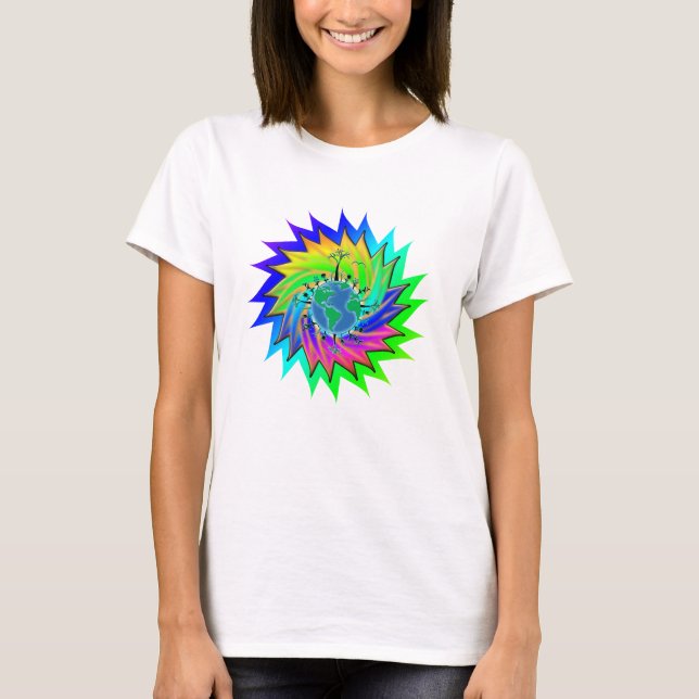 Jorddagen ~ Sunburst T-shirt (Framsida)