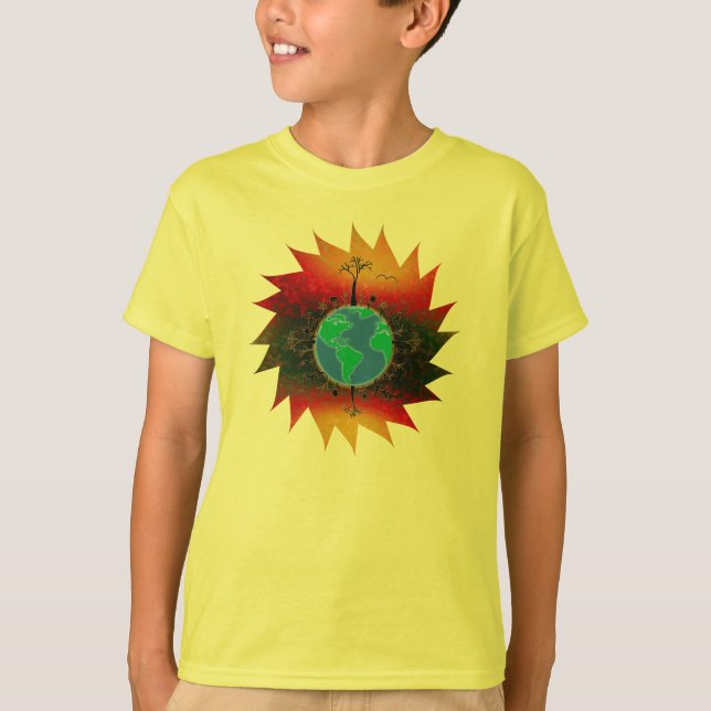 Jorddagen ~ Sunset T-shirt (Framsida)