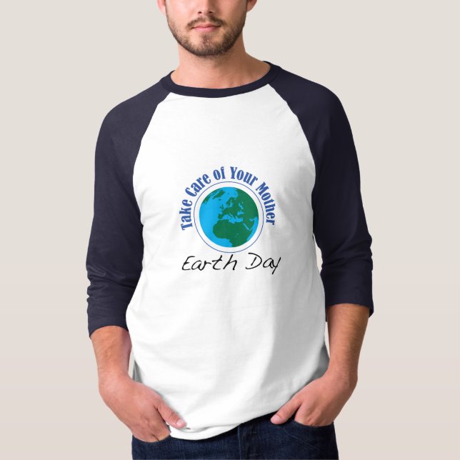 Jorddagen - ta omsorg av din mor tee shirt (Framsida)