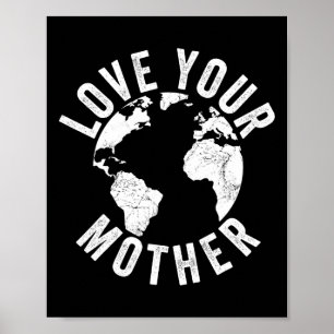 Jorddagen varje dag Kärlek er planeten Enviro för Poster