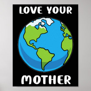Jorddagen varje dag Kärlek er planeten Enviro för Poster
